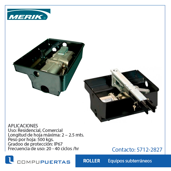 Equipos para Portones Corredizos Roller Compupuertas